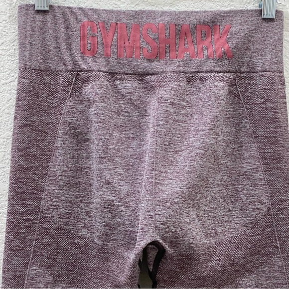 GYMSHARK High Waisted Flex Leggings in Berry Rose - Picture 8 of 13